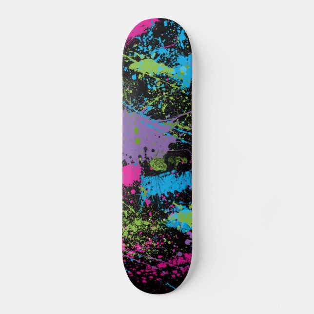 Paint-Spritzer Skateboard (Vorderseite)