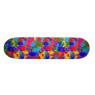 Paint-Spritzer Skateboard