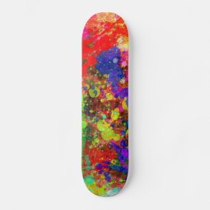 Paint-Spritzer Skateboard