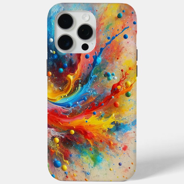 Paint Spritzer Telefonabdeckung Case-Mate iPhone Hülle (Rückseite)