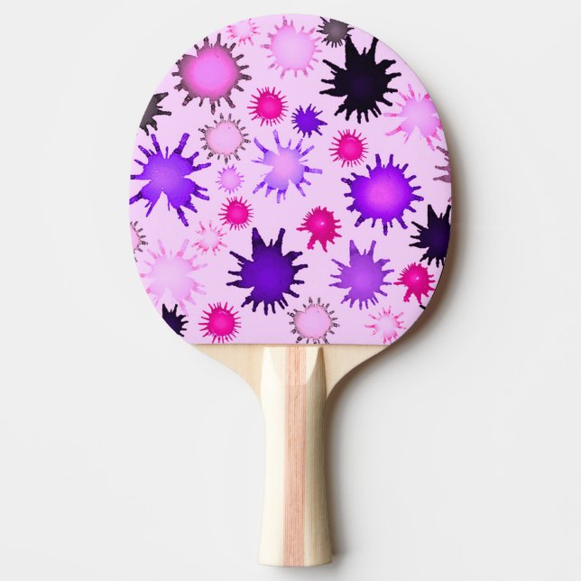 Paint Spritzer Tischtennis Schläger (Vorderseite)