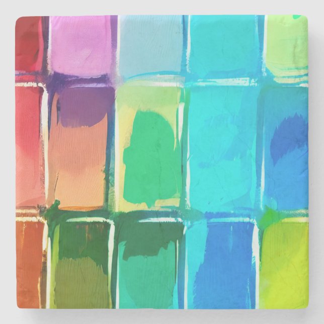 Paint Steinuntersetzer (Vorderseite)