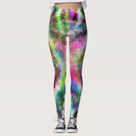 Paint Storm Two Leggings
