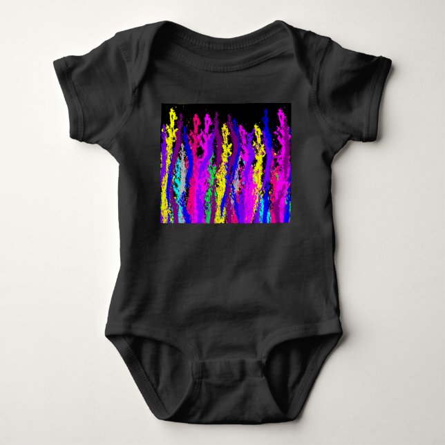 Paint Strands Baby Strampler (Vorderseite)
