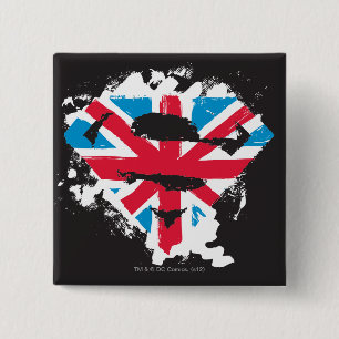 Paint Strokes British S-Shield Button