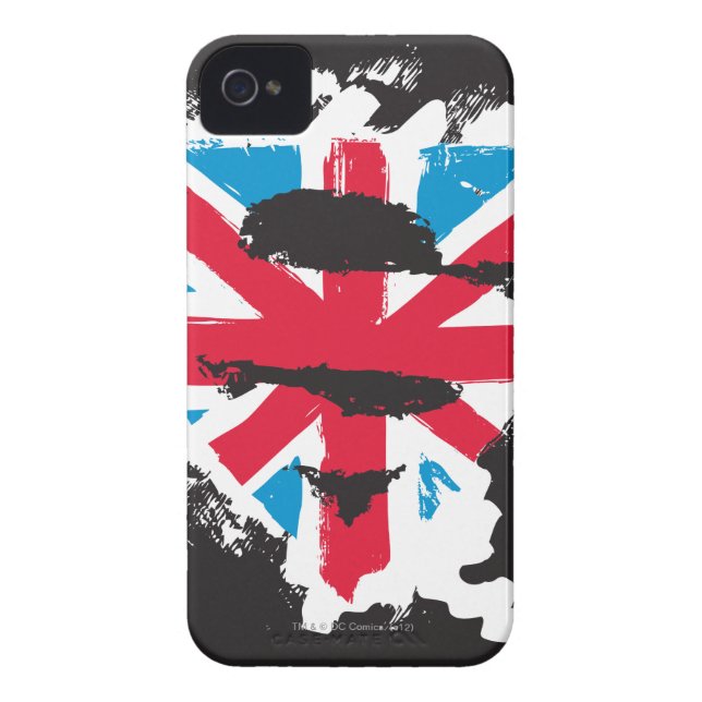 Paint Strokes British S-Shield Case-Mate iPhone Hülle (Rückseite)