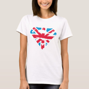 Paint Strokes British S-Shield T-Shirt