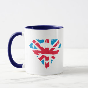 Paint Strokes British S-Shield Tasse