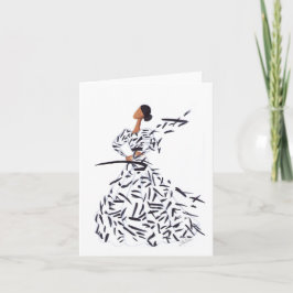 Paint Strokes Dankeskarte