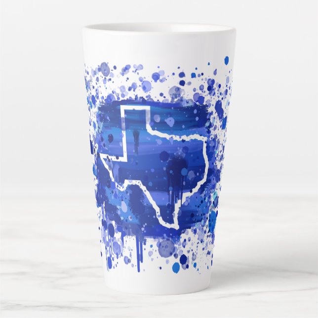 "Paint the Mother Blue" Texas Ed. 1 Milchtasse (Vorderseite)