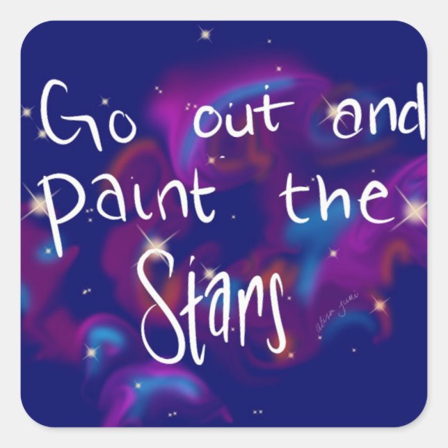 Paint the Stars Sticker (Vorderseite)