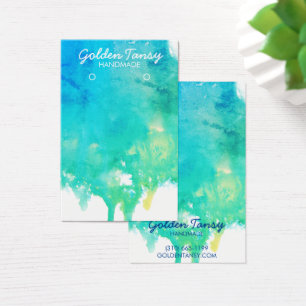 Paint Tropfen Earring Necklace Juwelier Display Ca