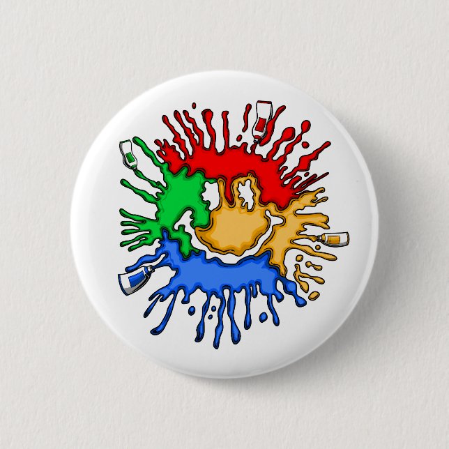 Paint Tube Smile Button (Vorderseite)