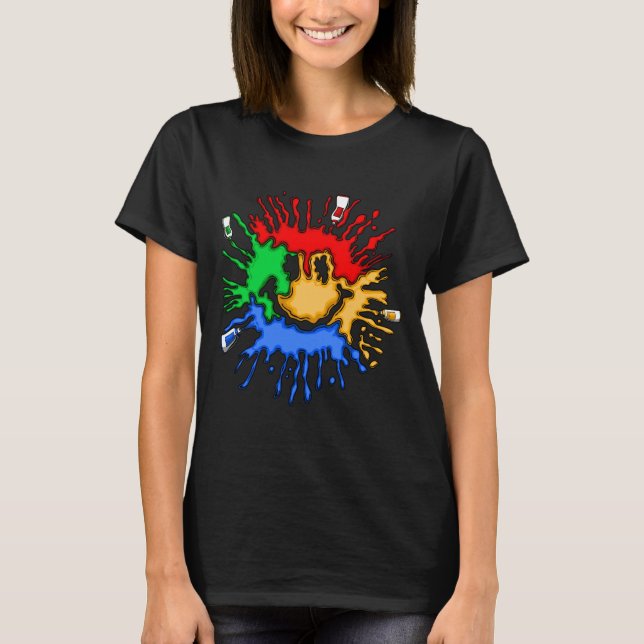 Paint Tube Smile T-Shirt (Vorderseite)