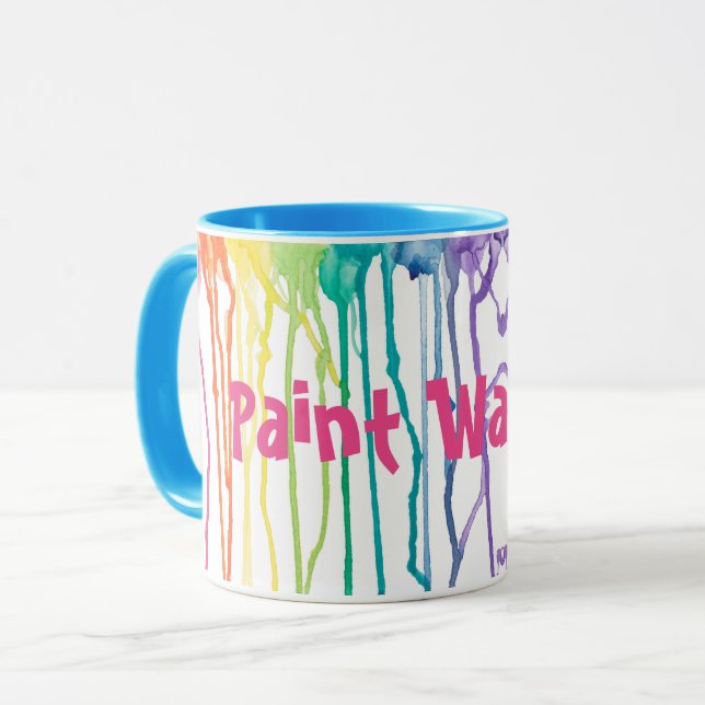 Paint Water? Rainbow Tropfens Tasse (Vorderseite Links)