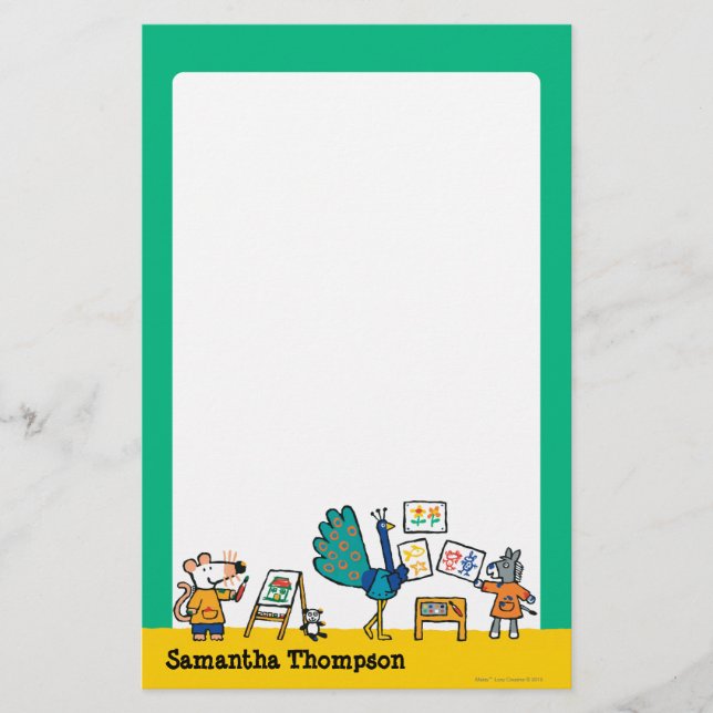 Paint with Maisy! Briefpapier (Vorderseite)