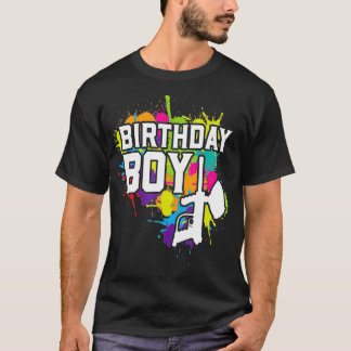 Paintball Birthday Boy Party Thema T-Shirt