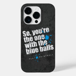 Paintball Blue Balls Case-Mate iPhone 14 Pro Hülle