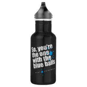 Paintball Blue Balls Trinkflasche