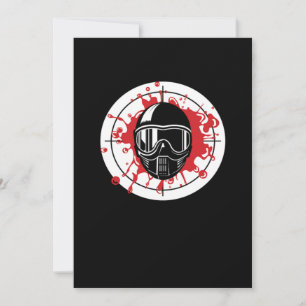 Paintball Bullseye Paintball Ziel Player Marker Einladung