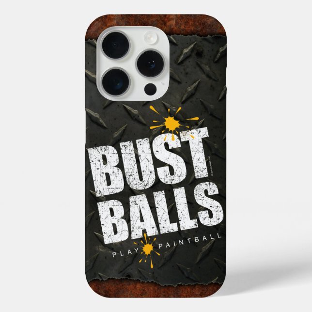 Paintball Bust Balls Case-Mate iPhone Hülle (Rückseite)