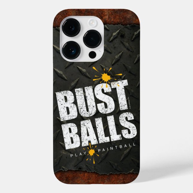 Paintball Bust Balls Case-Mate iPhone Hülle (Rückseite)