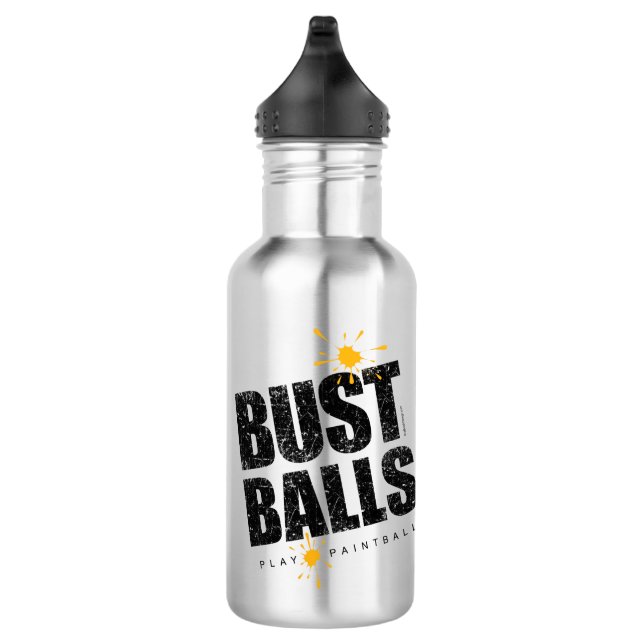 Paintball Bust Balls Trinkflasche (Rechts)