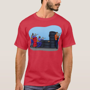 Paintball-Darstellung T-Shirt
