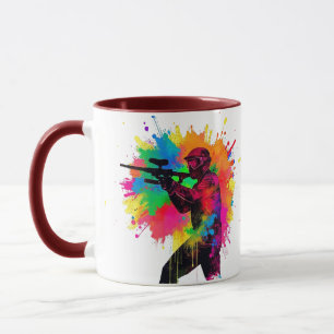 Paintball Gamer Farbgestaltung Tasse