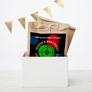 Paintball Geburtstagsparty Gunst Taschen für Lecke Geschenktütchen