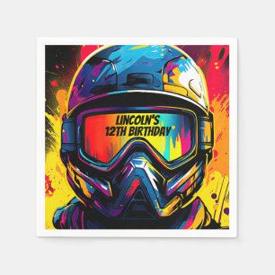 Paintball Geburtstagsparty Personalisiert Serviette