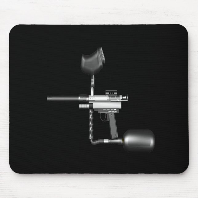 Paintball-Gewehr Mousepad (Vorne)