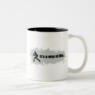 Paintball ist eine Lebensart Zweifarbige Tasse