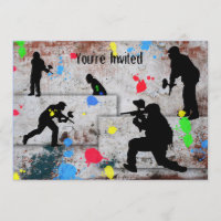 Paintball-Kampf