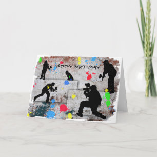 Paintball-Kampf Karte