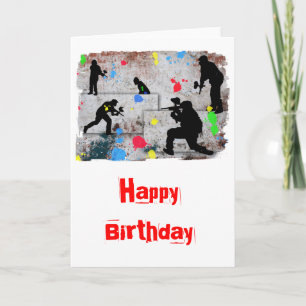 Paintball-Kampf-Ränder Karte