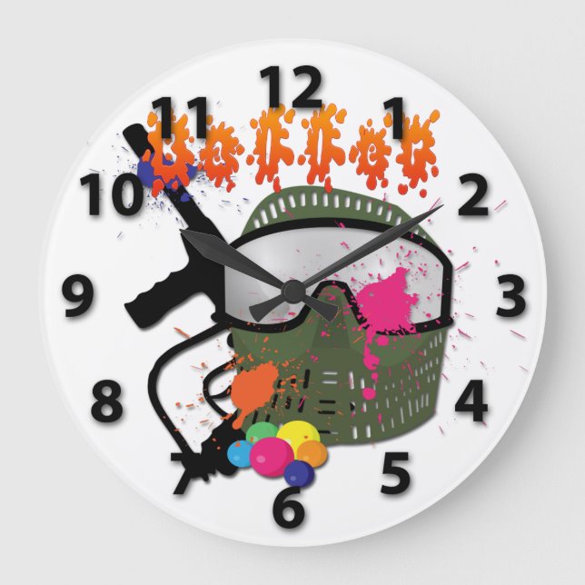 Paintball - Kleinere Uhr (Vorderseite)