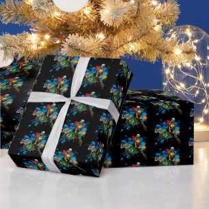 Paintball-Krieger Paint Spritzer Sports Geschenkpapier