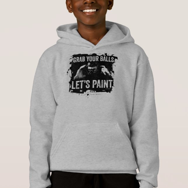 Paintball ließ uns malen hoodie (Vorderseite)