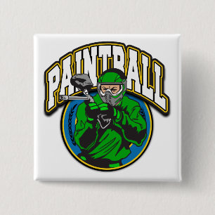 Paintball-Logo Button