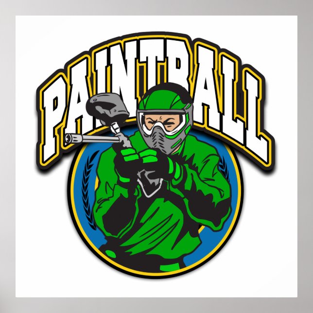 Paintball Logo Poster (Vorne)