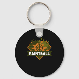 Paintball Militärisches Geschenk für einen Paintba Schlüsselanhänger