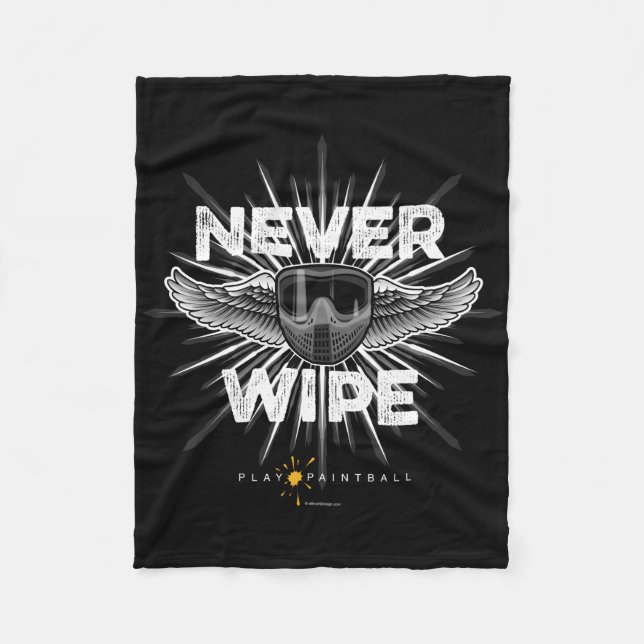 Paintball Never Wipe Fleecedecke (Vorderseite)