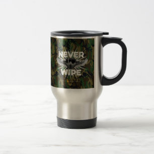 Paintball niemals abwischen (Camouflage) Reisebecher