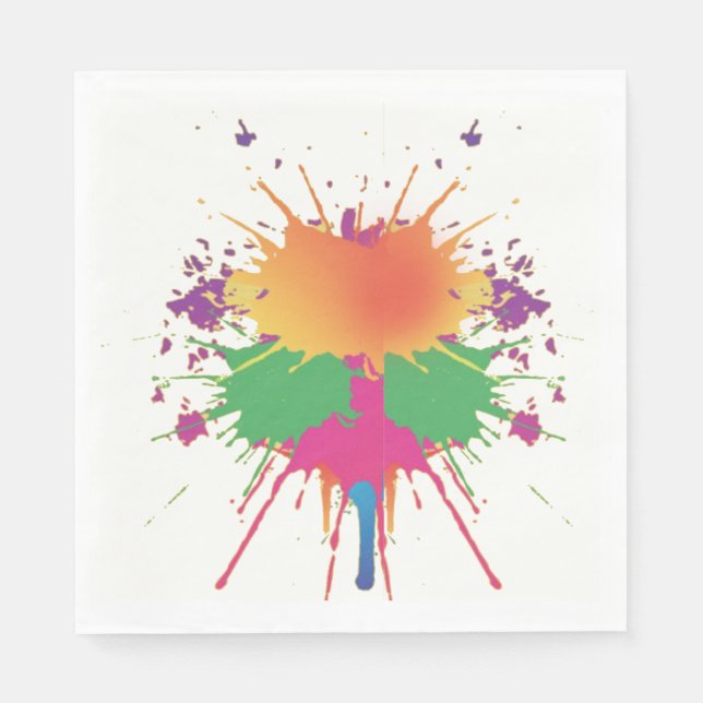 Paintball Party Napkins Serviette (Vorderseite)