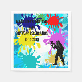 Paintball Party Serviette