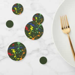 Paintball Party Table Confetti Konfetti