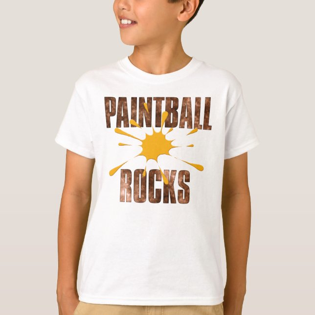 Paintball Rocks (braun) T - Shirt (Vorderseite)