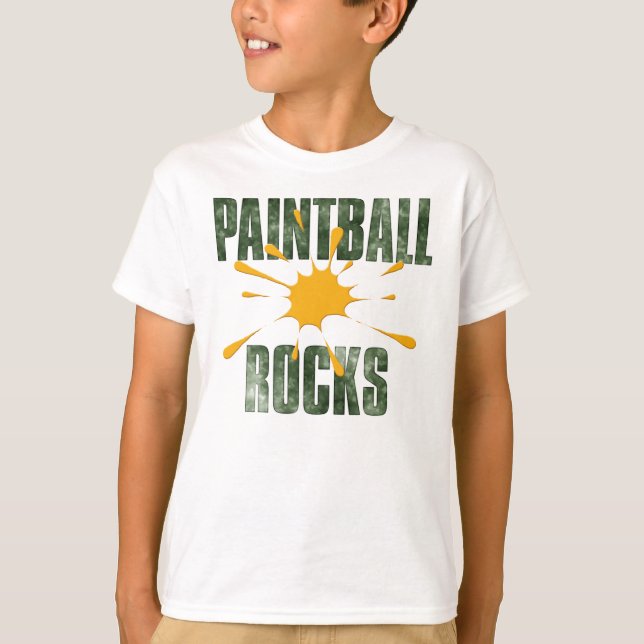 Paintball schaukelt (Grün) T-Shirt (Vorderseite)