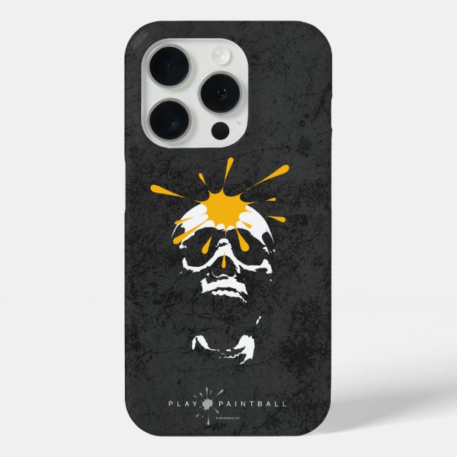 Paintball Skull Case-Mate iPhone Hülle (Rückseite)